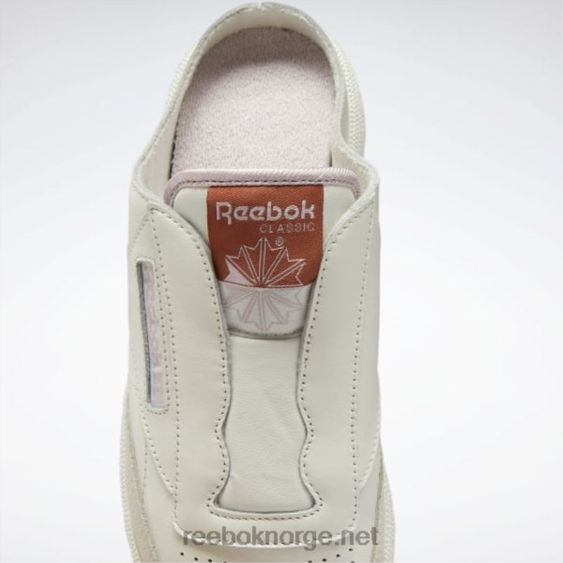 kritt/bakt jord/frostbær 2X42N763 Reebok club c lisseløse mulesko for kvinner - Bilde 9