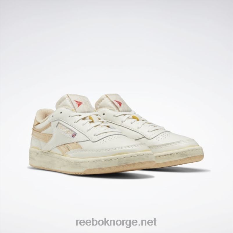 kritt/forvitret beige f22-r/alabast 2X42N1104 Reebok club c revenge vintage herresko - Bilde 3