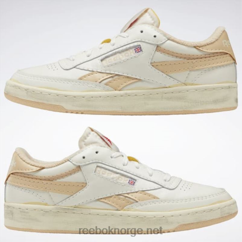 kritt/forvitret beige f22-r/alabast 2X42N1104 Reebok club c revenge vintage herresko - Bilde 9
