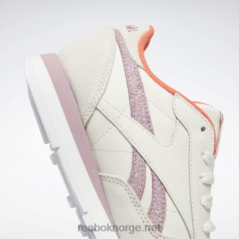 kritt/infundert lilla/ftwr hvit 2X42N81 Reebok klassiske damesko i skinn - Bilde 11