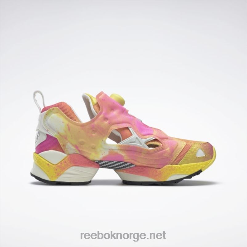 kritt/kjerne sort 2X42N197 Reebok smiley instapump fury sko - Bilde 6