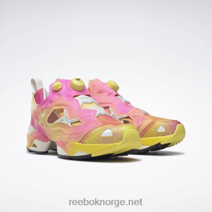 kritt/kjerne sort 2X42N197 Reebok smiley instapump fury sko - Bilde 7