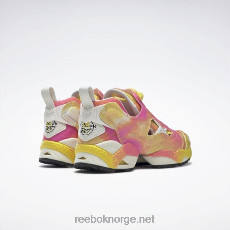 kritt/kjerne sort 2X42N197 Reebok smiley instapump fury sko - Bilde 8