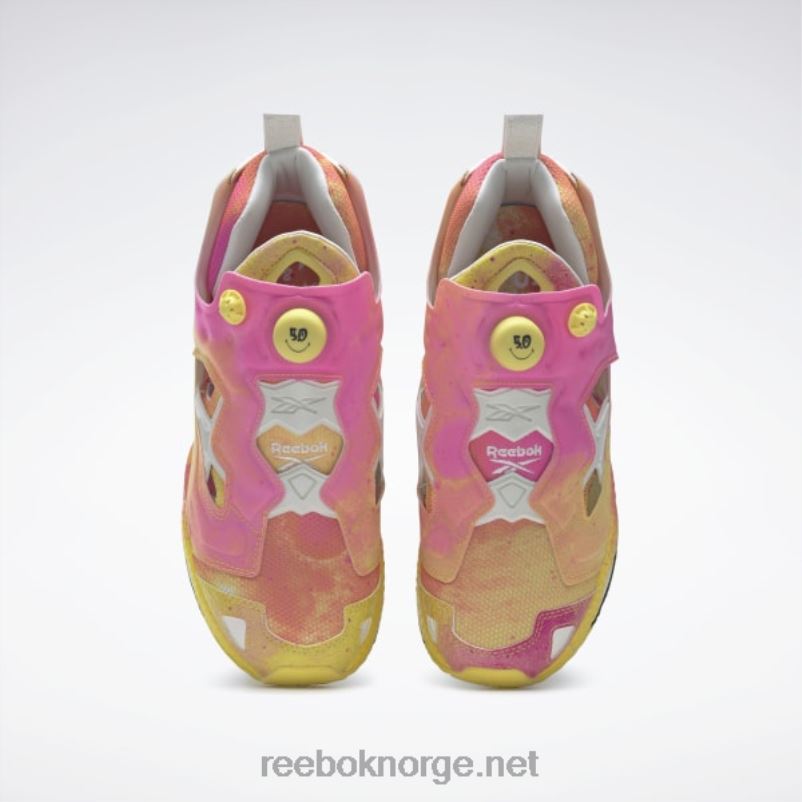 kritt/kjerne sort 2X42N197 Reebok smiley instapump fury sko - Bilde 10
