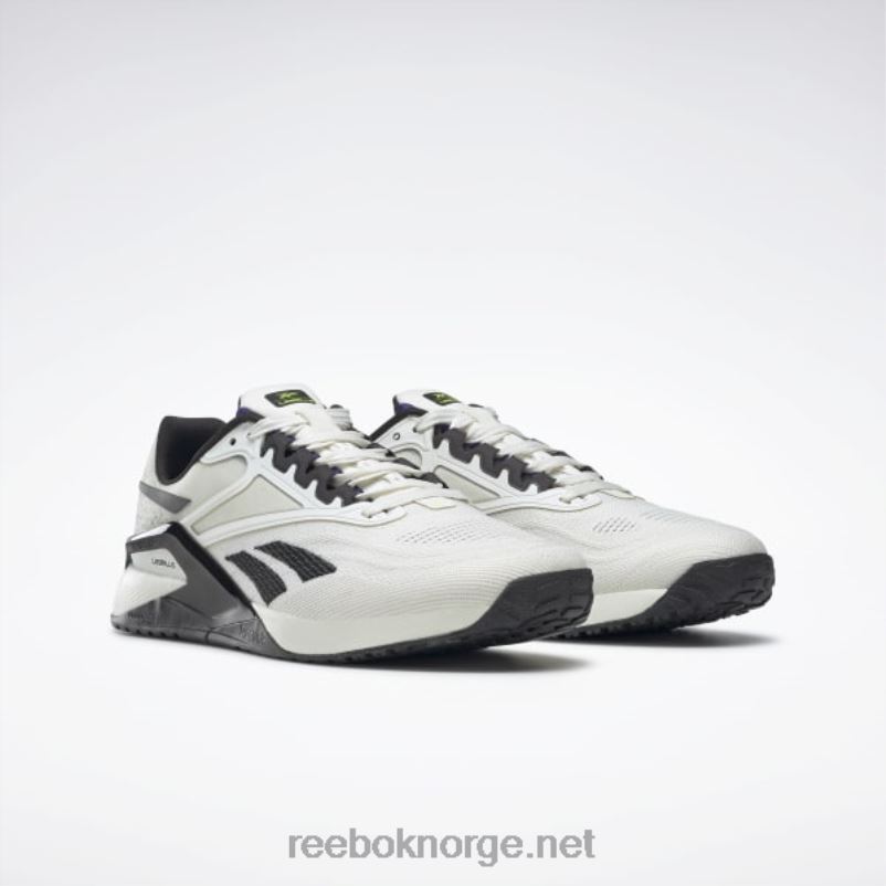 kritt/kjerne svart/fet lilla 2X42N1090 Reebok nano x2 treningssko for menn les mills - Bilde 3