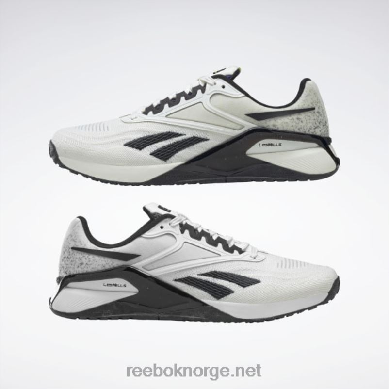 kritt/kjerne svart/fet lilla 2X42N1090 Reebok nano x2 treningssko for menn les mills - Bilde 9