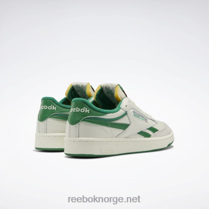 kritt/papir hvit/glengrønn 2X42N1043 Reebok club c revenge vintage herresko - Bilde 6