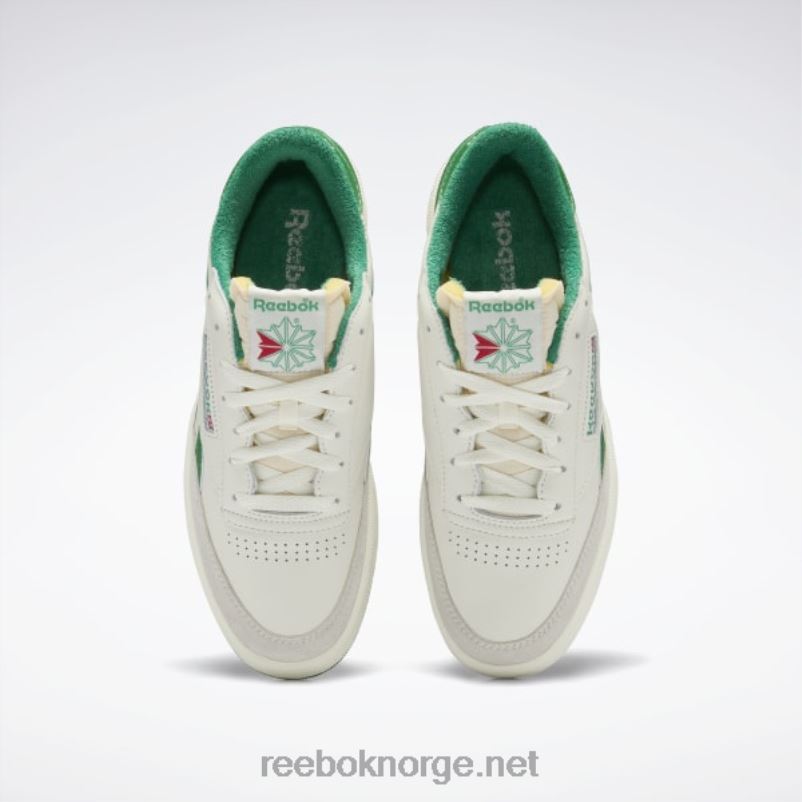 kritt/papir hvit/glengrønn 2X42N1043 Reebok club c revenge vintage herresko - Bilde 8