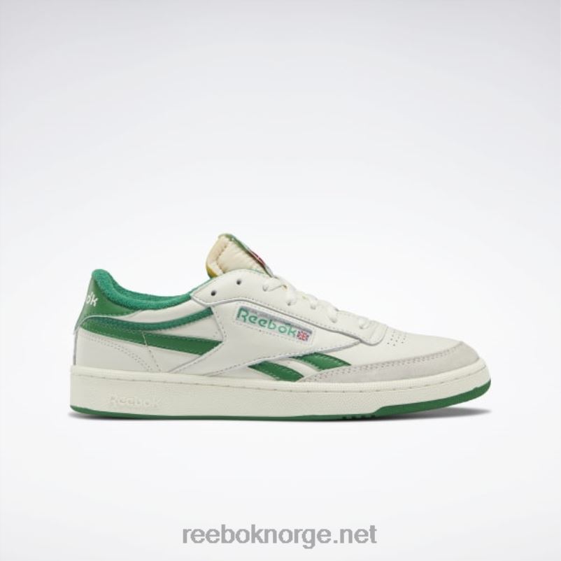 kritt_papir_hvit_glengronn_2x42n1043_reebok_club_c_revenge_vintage_herresko.jpg kritt/papir hvit/glengrønn 2X42N1043 Reebok club c revenge vintage herresko - Bilde 1