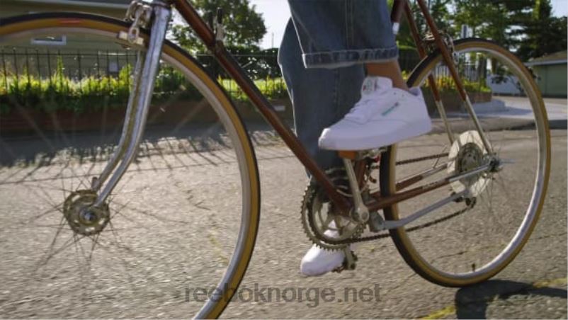 kritt/papirhvit/glengrønn 2X42N11 Reebok club c 85 vintage sko - Bilde 2