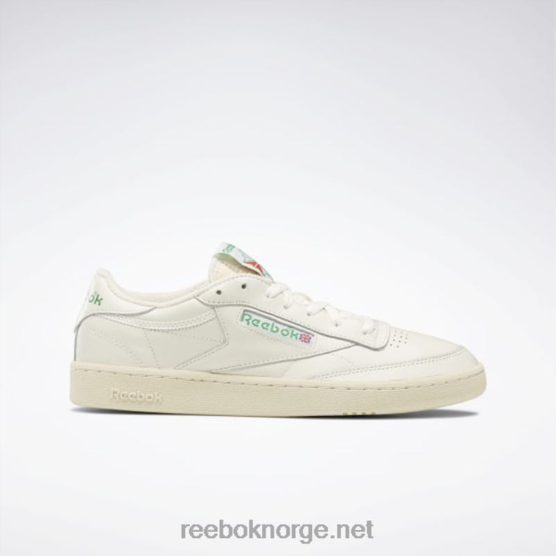 kritt_papirhvit_glengronn_2x42n11_reebok_club_c_85_vintage_sko.jpg kritt/papirhvit/glengrønn 2X42N11 Reebok club c 85 vintage sko - Bilde 1