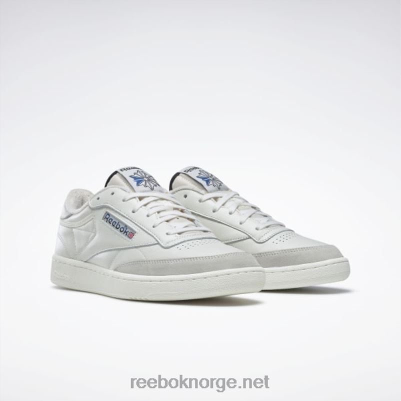 kritt/svart/vektorblått 2X42N174 Reebok club c 85 vintage sko - Bilde 3