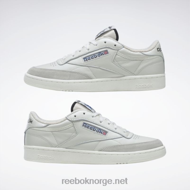 kritt/svart/vektorblått 2X42N174 Reebok club c 85 vintage sko - Bilde 10