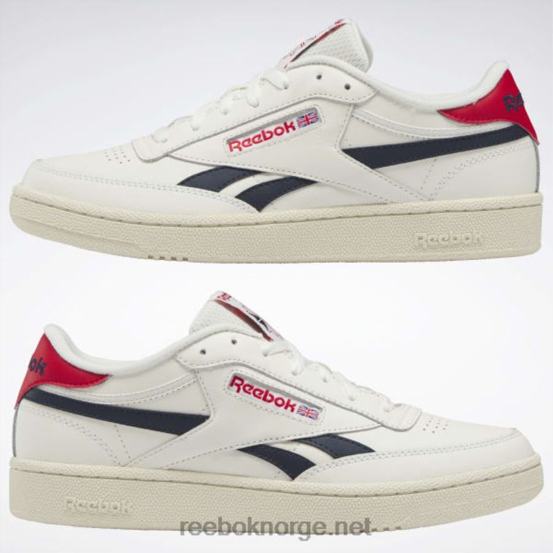 kritt/vektor marine/vektorrød 2X42N74 Reebok club c hevnsko - Bilde 9