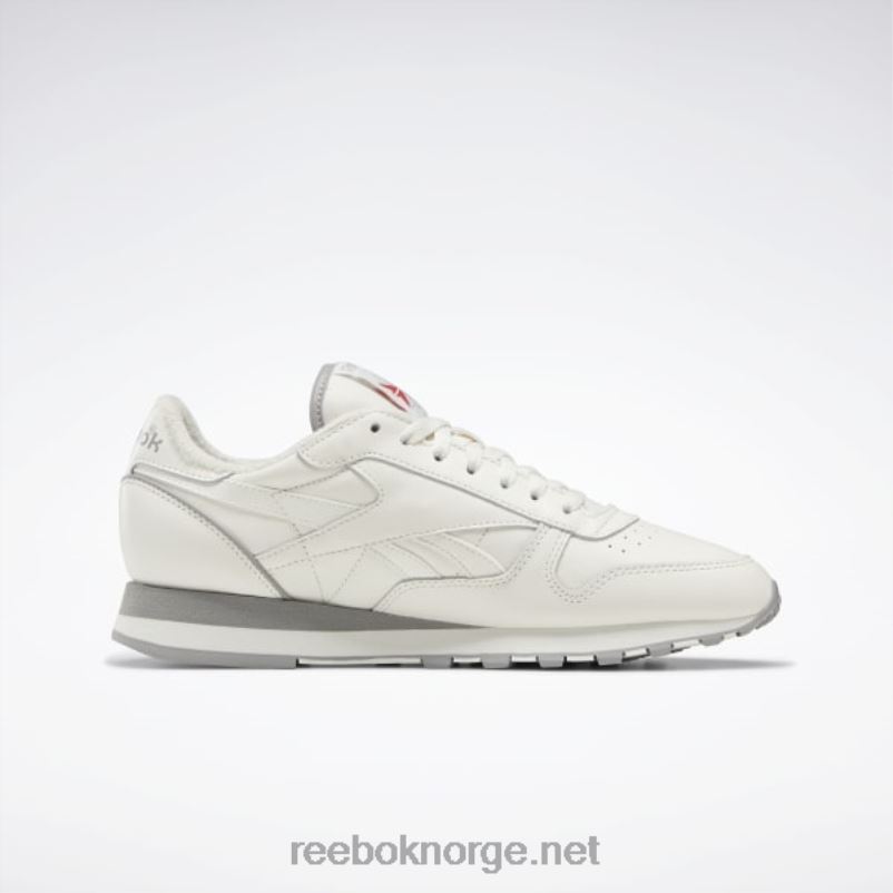 kritt/vektorrød 2X42N767 Reebok klassiske lær 1983 vintage sko - Bilde 3