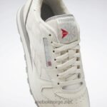 kritt/vektorrød 2X42N767 Reebok klassiske lær 1983 vintage sko - Bilde 8