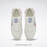 kritt/vektorrød/vektorblå 2X42N683 Reebok klassiske skinnsko - Bilde 6