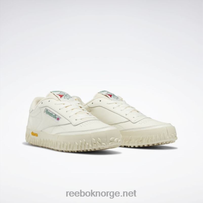 kritt/vintage kritt s23-r/glen grønn 2X42N306 Reebok club c vibram sko - Bilde 3