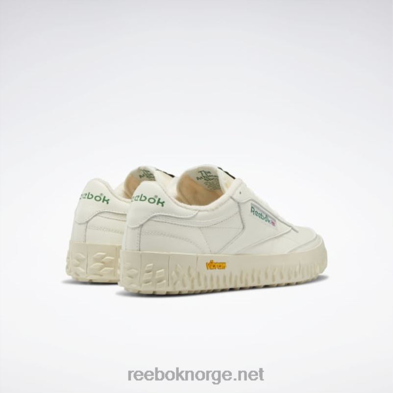 kritt/vintage kritt s23-r/glen grønn 2X42N306 Reebok club c vibram sko - Bilde 4