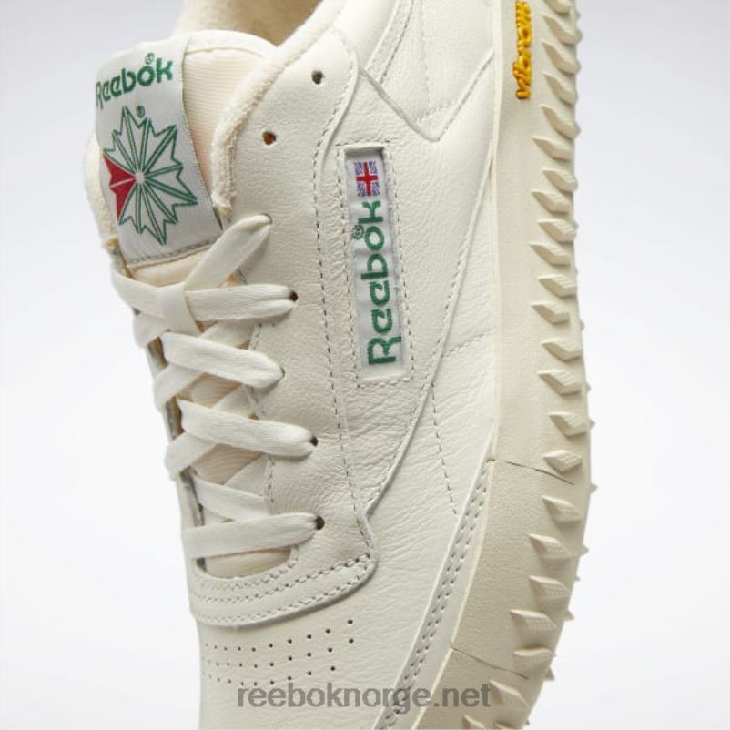 kritt/vintage kritt s23-r/glen grønn 2X42N306 Reebok club c vibram sko - Bilde 7