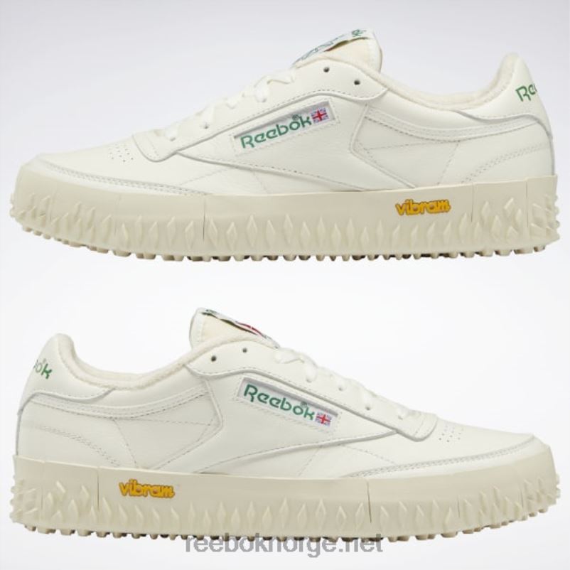 kritt/vintage kritt s23-r/glen grønn 2X42N306 Reebok club c vibram sko - Bilde 9