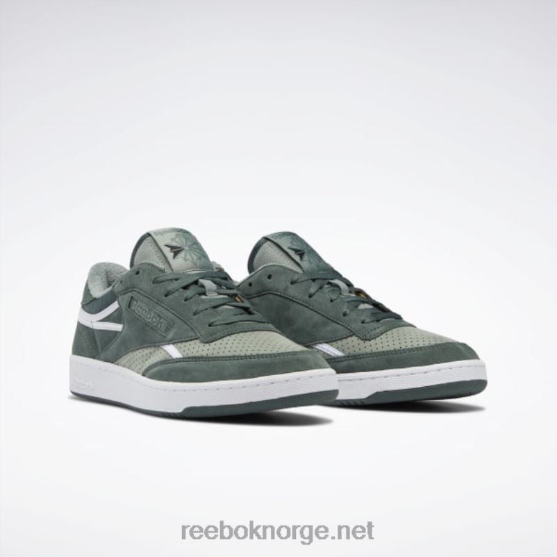 krittgrønn/harmonigrønn/ftwr hvit 2X42N159 Reebok club c 85 vintage sko - Bilde 3