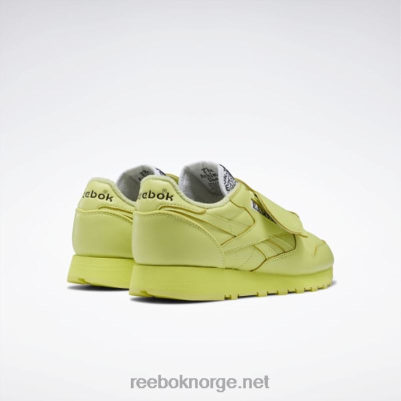 kul aloe/kjerne sort 2X42N544 Reebok eames klassiske skinnsko - Bilde 4