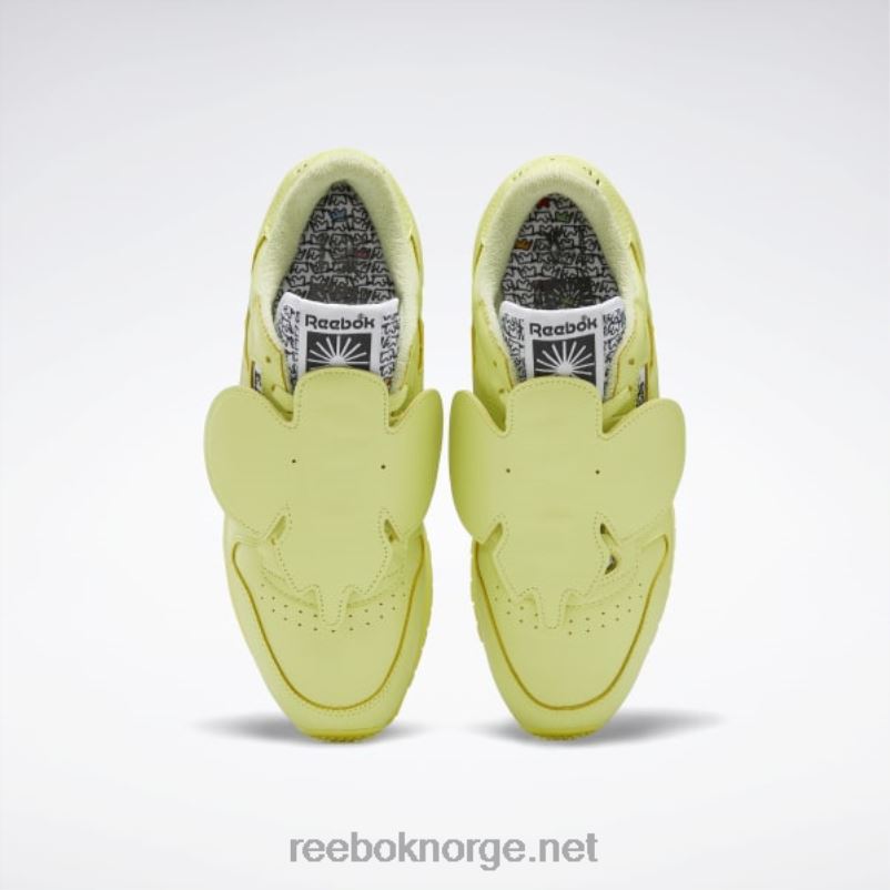 kul aloe/kjerne sort 2X42N544 Reebok eames klassiske skinnsko - Bilde 6