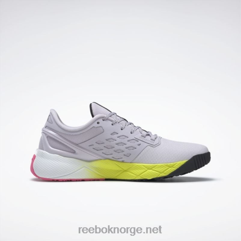 kvartsglød/kjernesvart/atomrosa 2X42N470 Reebok nanoflex tr treningssko for kvinner - Bilde 2