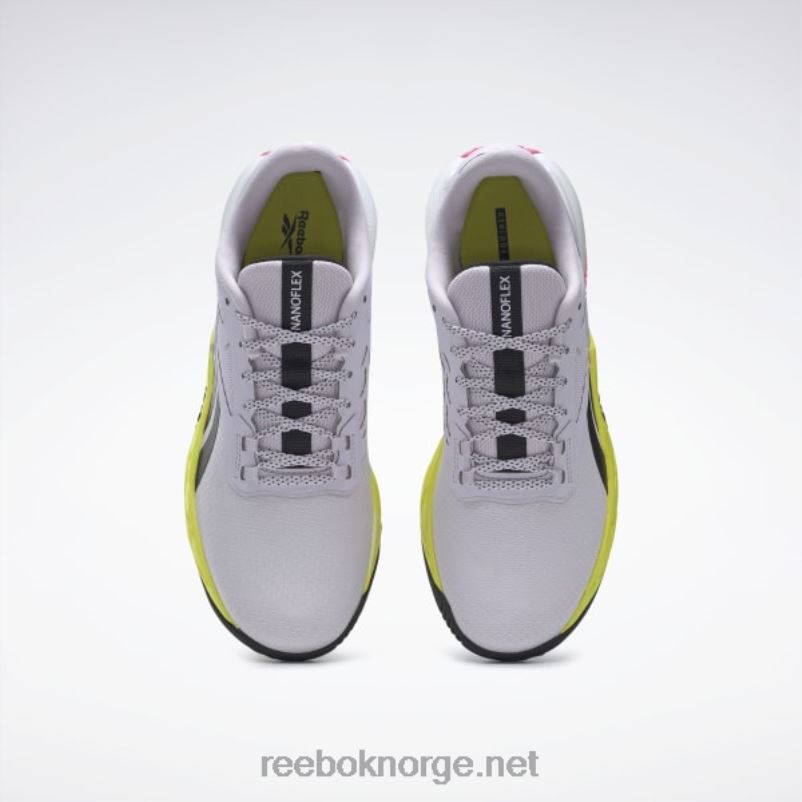 kvartsglød/kjernesvart/atomrosa 2X42N470 Reebok nanoflex tr treningssko for kvinner - Bilde 6