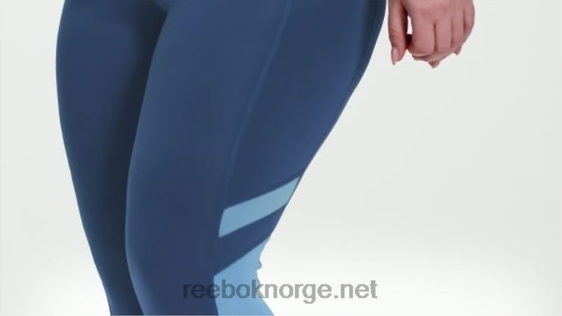 kvinner batikk blå 2X42N810 Reebok treningsklare mesh-leggings (plus size) - Bilde 2