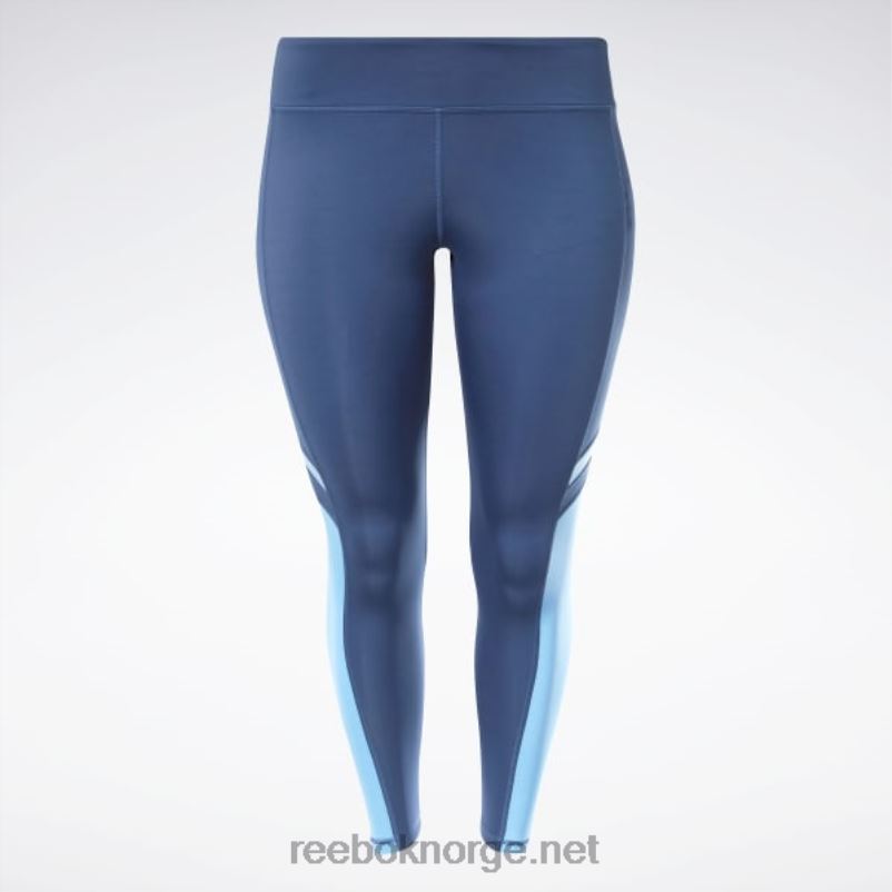 kvinner batikk blå 2X42N810 Reebok treningsklare mesh-leggings (plus size) - Bilde 8