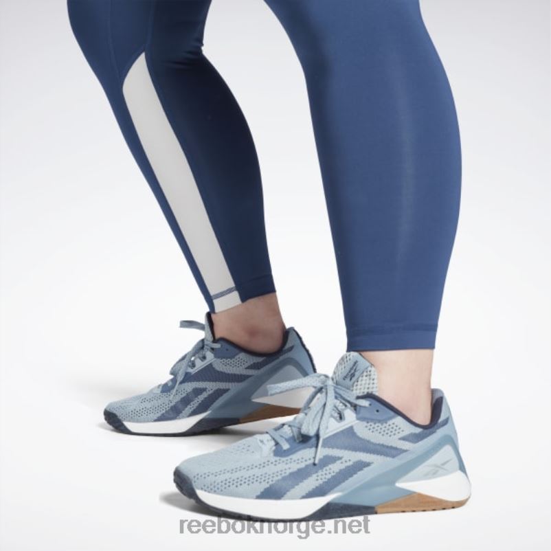 kvinner batikk blå 2X42N900 Reebok treningsklare vektorleggings (plus size) - Bilde 5