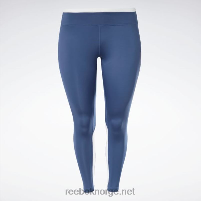 kvinner batikk blå 2X42N900 Reebok treningsklare vektorleggings (plus size) - Bilde 6