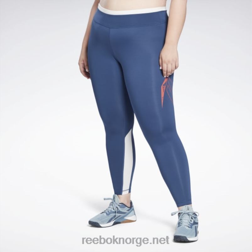 kvinner_batikk_bla_2x42n900_reebok_treningsklare_vektorleggings_plus_size.jpg kvinner batikk blå 2X42N900 Reebok treningsklare vektorleggings (plus size) - Bilde 1