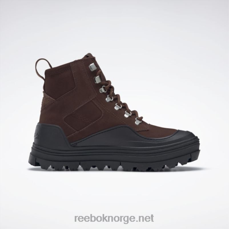 kvinner børste brun/kjernesort 2X42N226 Reebok danielle guizio club c cleated mid-sko - Bilde 2