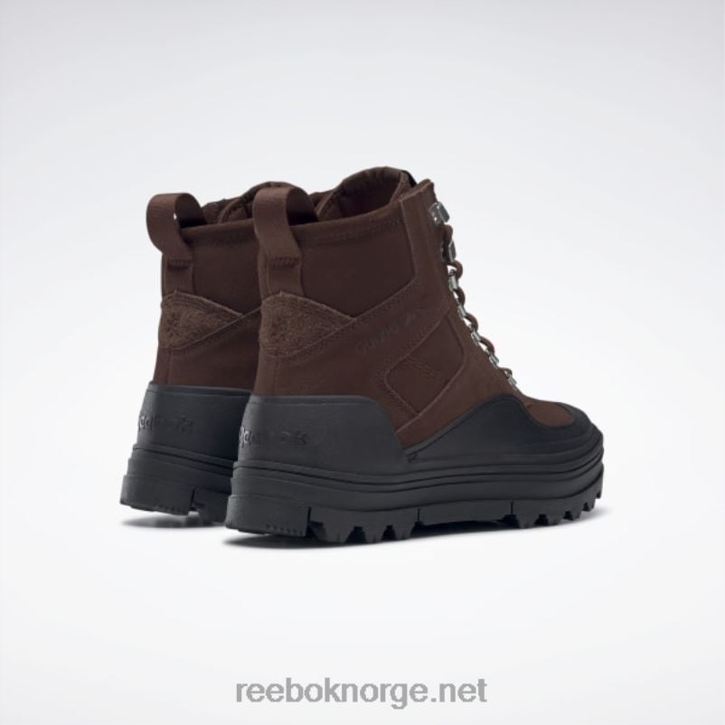 kvinner børste brun/kjernesort 2X42N226 Reebok danielle guizio club c cleated mid-sko - Bilde 4