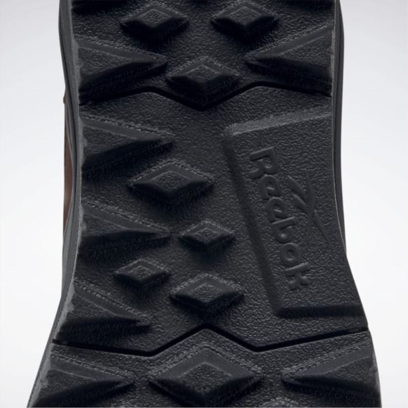 kvinner børste brun/kjernesort 2X42N226 Reebok danielle guizio club c cleated mid-sko - Bilde 8