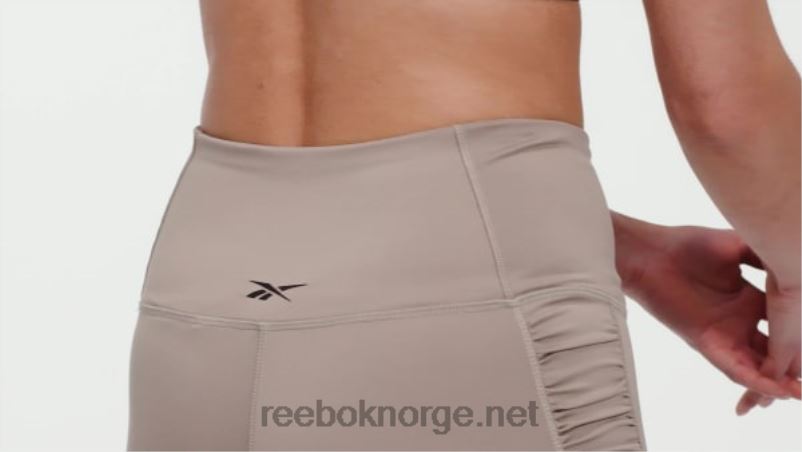 kvinner buldre grå 2X42N892 Reebok dristige rynkete tights med høy midje - Bilde 2