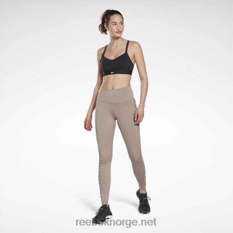 kvinner buldre grå 2X42N892 Reebok dristige rynkete tights med høy midje - Bilde 3