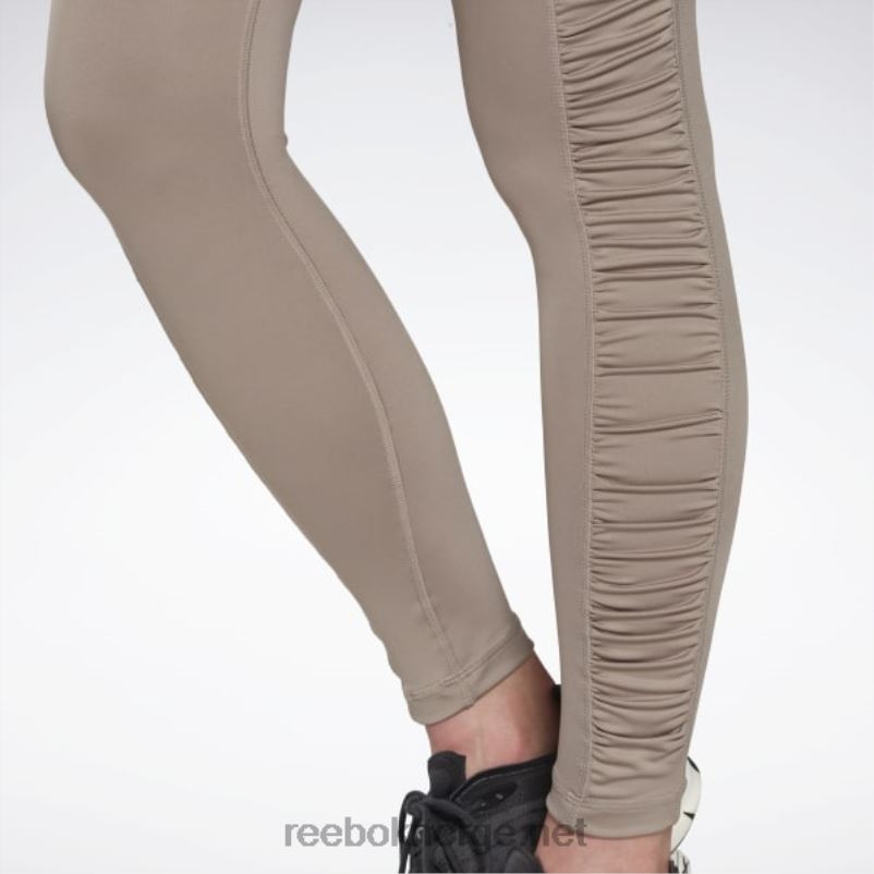 kvinner buldre grå 2X42N892 Reebok dristige rynkete tights med høy midje - Bilde 5
