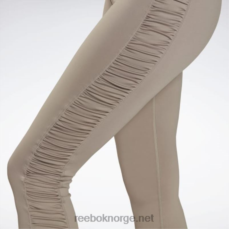 kvinner buldre grå 2X42N892 Reebok dristige rynkete tights med høy midje - Bilde 7