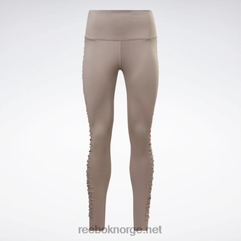 kvinner buldre grå 2X42N892 Reebok dristige rynkete tights med høy midje - Bilde 8