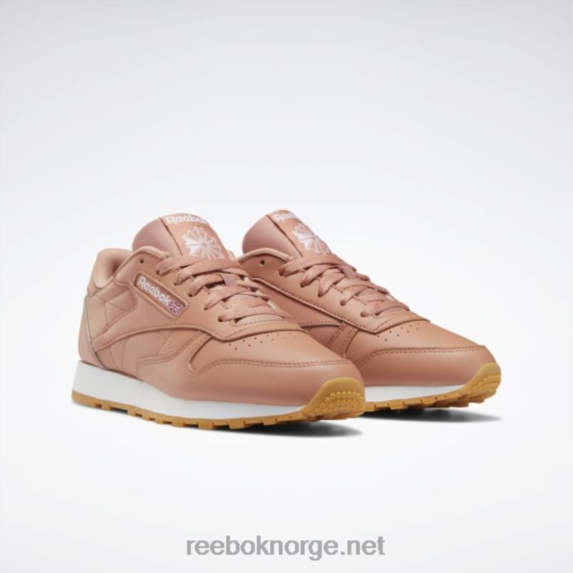 kvinner canyon korall mel/ftwr hvit 2X42N420 Reebok klassiske skinnsko - Bilde 3