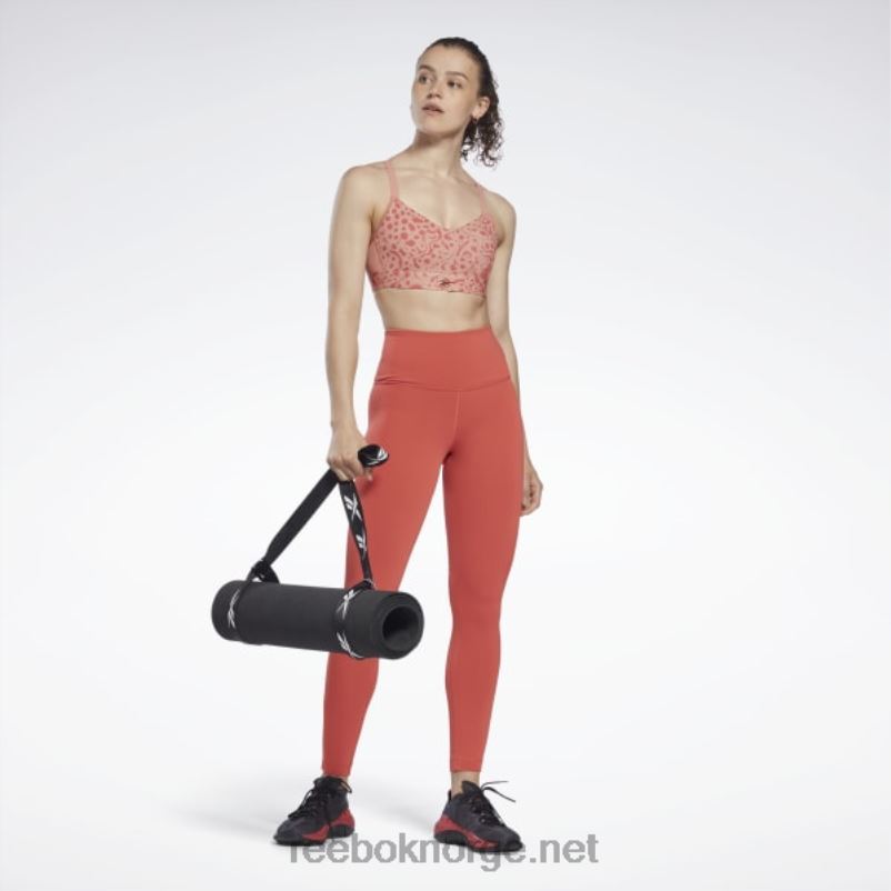 kvinner canyon koraller 2X42N813 Reebok lux strappy moderne safari print sports-bh - Bilde 2
