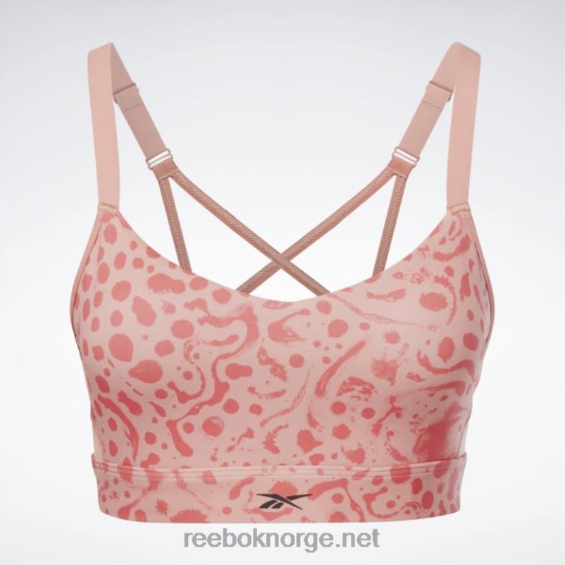 kvinner canyon koraller 2X42N813 Reebok lux strappy moderne safari print sports-bh - Bilde 6