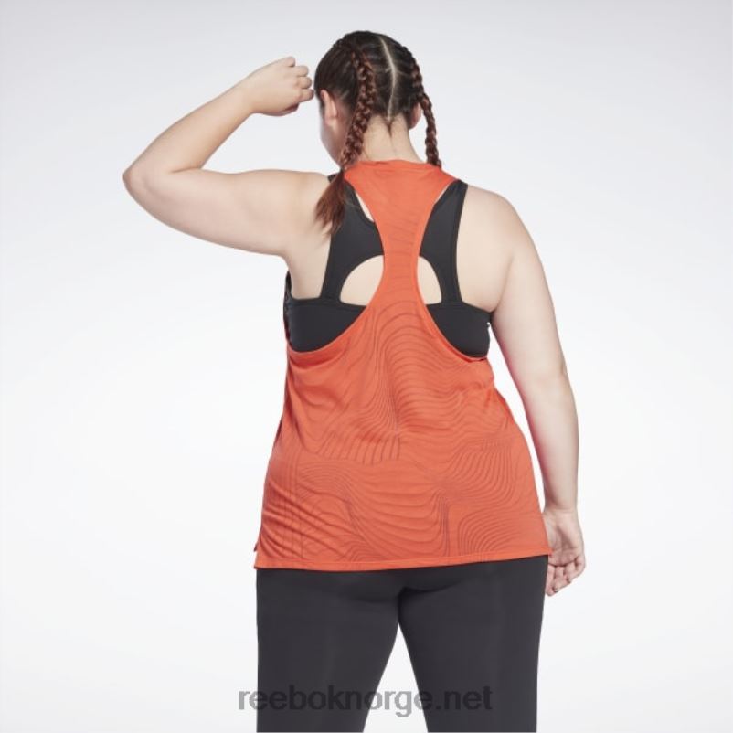 kvinner dynamisk rød 2X42N912 Reebok utbrent tank topp (plus size) - Bilde 3