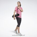 kvinner ekte rosa 2X42N745 Reebok utbrent t-skjorte - Bilde 2