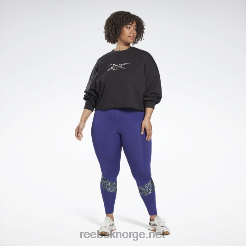 kvinner fet lilla 2X42N389 Reebok moderne safari-leggings (plus size) - Bilde 2
