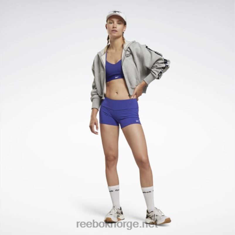 kvinner fet lilla 2X42N477 Reebok forent av fitness chase bootieshorts - Bilde 2